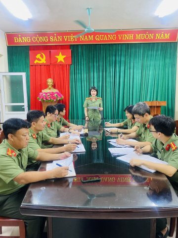 Cơ quan UBKT Đảng uỷ Công an tỉnh, Công an huyện Thanh Liêm phát động thi đua đặc biệt hoàn thành vượt mức các chỉ tiêu công tác năm 2022.