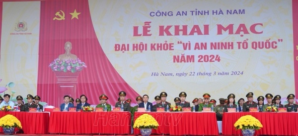 Công an Hà Nam: Khai mạc Đại hội khỏe “Vì an ninh Tổ quốc” năm 2024