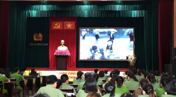 Ban Thanh niên và Ban Phụ nữ Công an tỉnh: Sinh hoạt chính trị  nhân kỷ niệm 70 năm chiến thắng Điện Biên Phủ