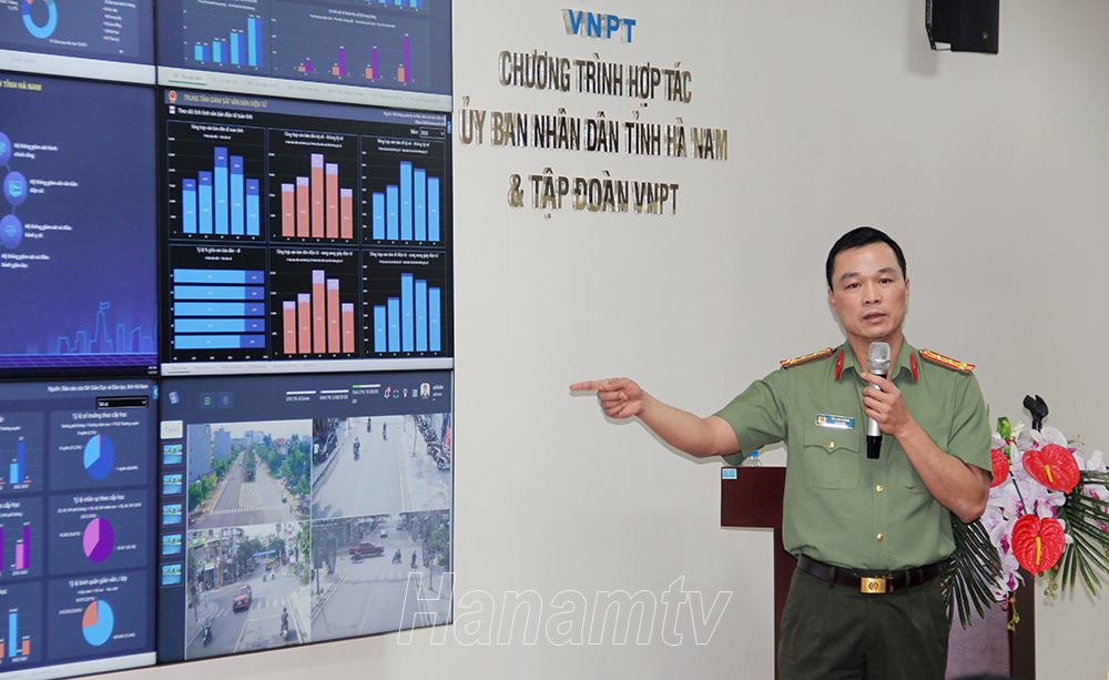 Giới thiệu các tiện ích tại Trung tâm điều hành thông minh tỉnh Hà Nam
