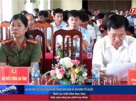 Xã An Nội huyện Bình Lục và xã Thanh Hải huyện Thanh Liêm tổ chức Ngày hội toàn dân bảo vệ ANTQ.
