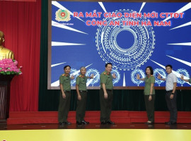 Lễ ra mắt giao diện mới Cổng thông tin điện tử Công an tỉnh Hà Nam